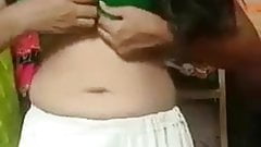 desi girl dress change