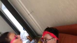 Very hot young girl fucked virgin boy after school