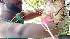 Desi Bengali girl sex with her gf in jungle